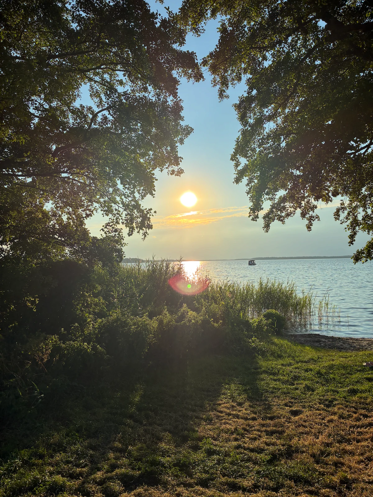 Abendstimmung an der Müritz bei Klink